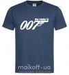 Мужская футболка MY NAME IS 007 Темно-синий фото