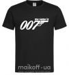 Мужская футболка MY NAME IS 007 Черный фото