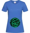 Жіноча футболка Проковтнула кавун Яскраво-синій Жіноча футболка Проковтнула кавун Яскраво-синій фото