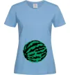 Жіноча футболка Проковтнула кавун Блакитний Жіноча футболка Проковтнула кавун Блакитний фото