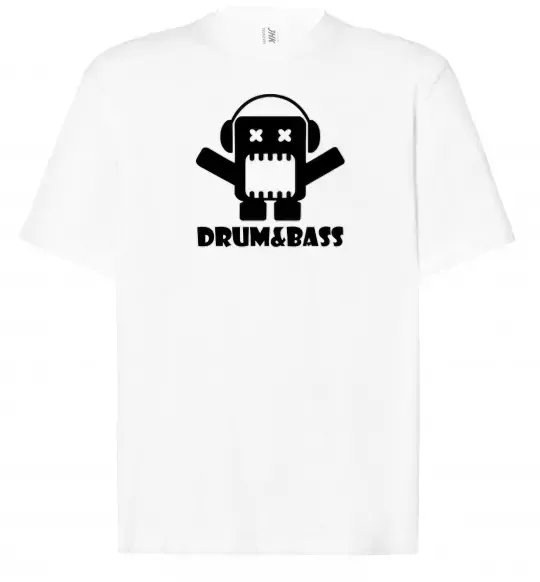 Футболка Оверсайз DRUM&BASS Белый фото