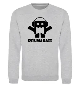 Свитшот DRUM&BASS Серый меланж фото