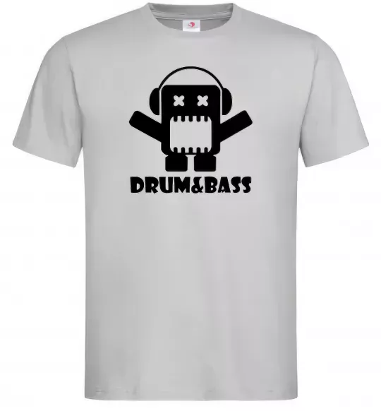 Чоловіча футболка DRUM&BASS Сірий фото