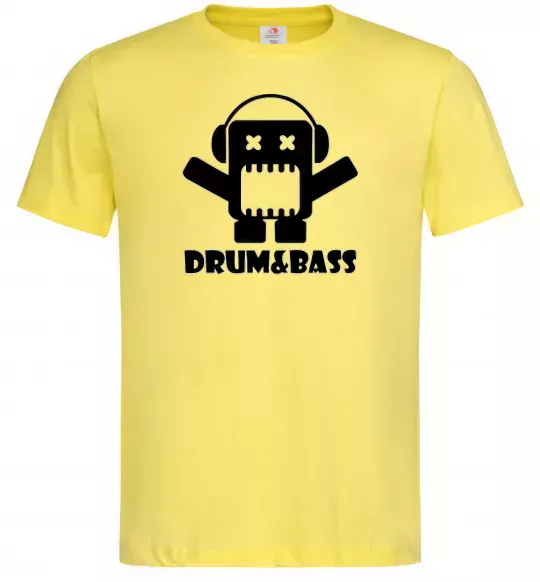 Чоловіча футболка DRUM&BASS Лимонний фото