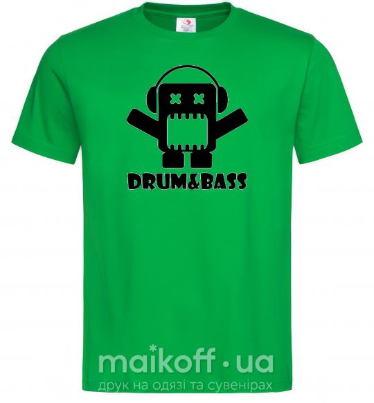 Мужская футболка DRUM&BASS Зеленый фото