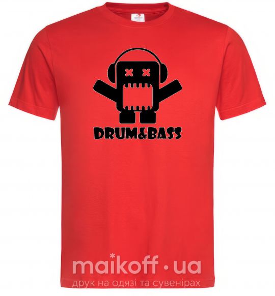 Чоловіча футболка DRUM&BASS Червоний фото