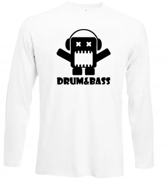 Лонгслив DRUM&BASS Белый фото