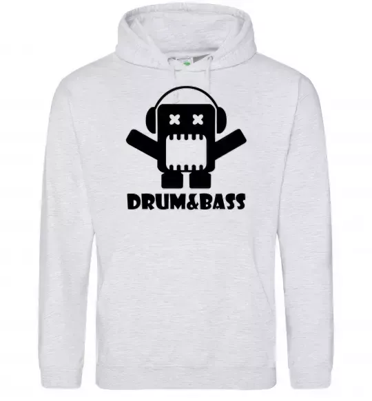 Жіноча толстовка (худі) DRUM&BASS Сірий меланж фото