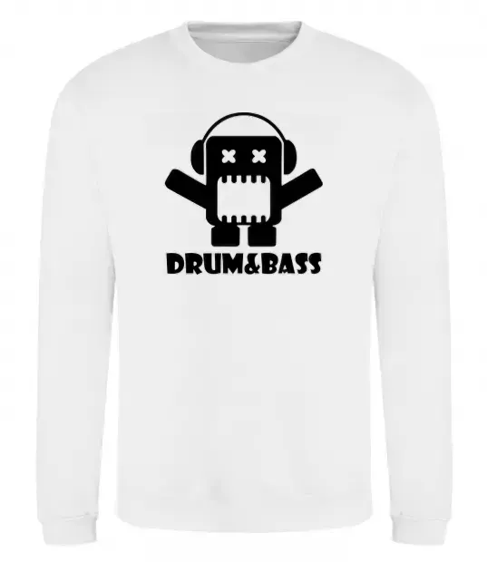 Свитшот DRUM&BASS Белый фото