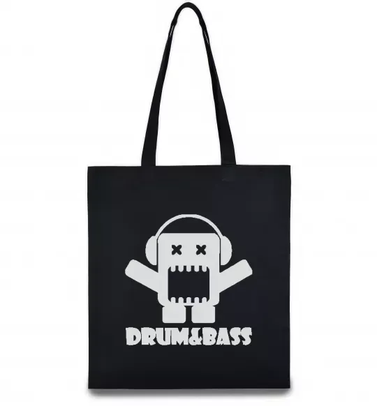 Эко-сумка DRUM&BASS Черный фото