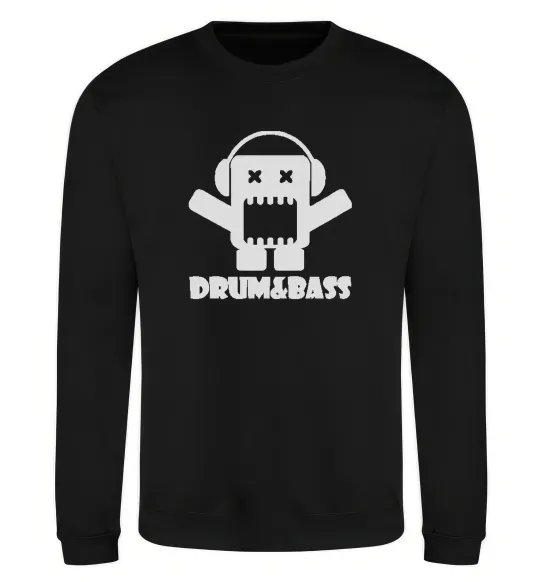 Світшот DRUM&BASS Чорний фото