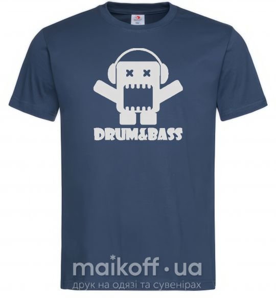 Чоловіча футболка DRUM&BASS Темно-синій фото