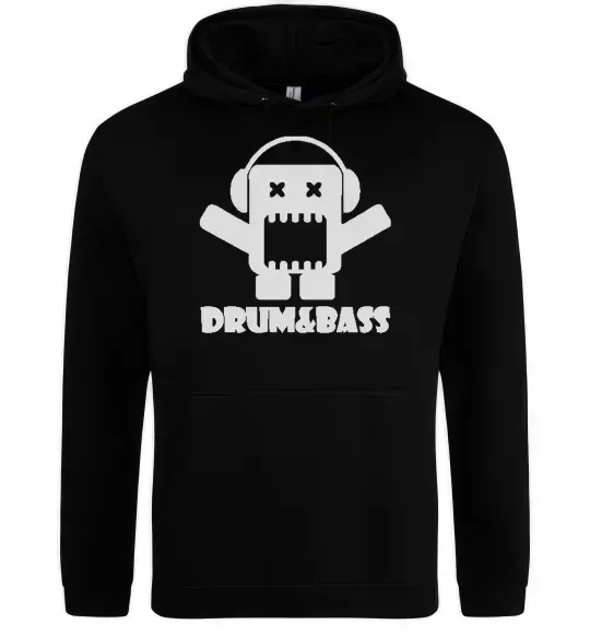 Жіноча толстовка (худі) DRUM&BASS Чорний фото