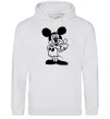 Мужская толстовка (худи) Міккі Маус №2 Серый меланж фото