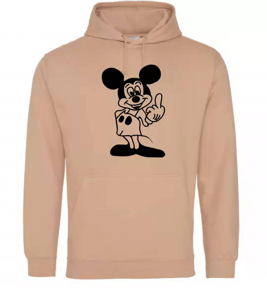 Мужская толстовка (худи) Міккі Маус №2 Песочный фото