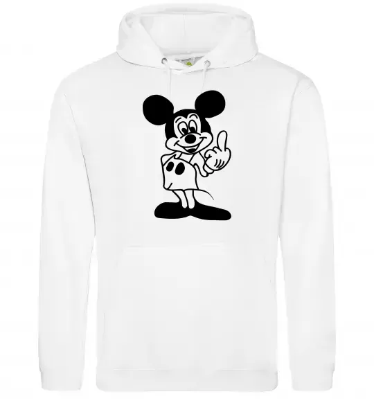 Женская толстовка (худи) Міккі Маус №2 Белый фото