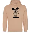 Женская толстовка (худи) Міккі Маус №2 Песочный фото