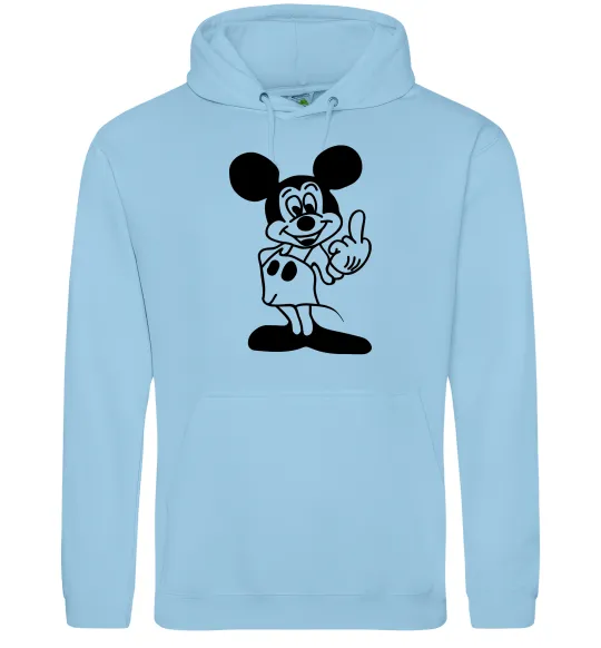 Жіноча толстовка (худі) Міккі Маус №2 Блакитний фото