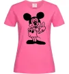 Женская футболка Міккі Маус №2 Ярко-розовый фото