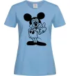 Женская футболка Міккі Маус №2 Голубой фото