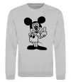 Свитшот Міккі Маус №2 Серый меланж фото