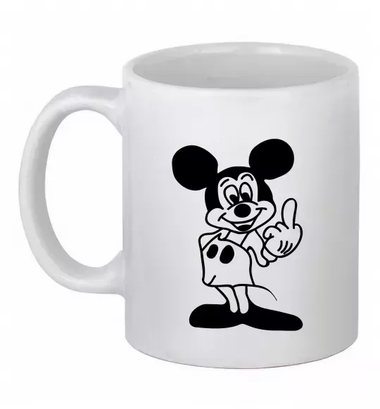 Чашка керамічна Міккі Маус №2 Білий фото