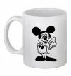 Чашка керамічна Міккі Маус №2 Білий фото