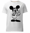Мужская премиум футболка Міккі Маус №2 Белый фото