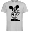 Чоловіча футболка Міккі Маус №2 Сірий фото