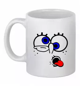 Чашка керамічна Спанч Боб підморгує Білий фото