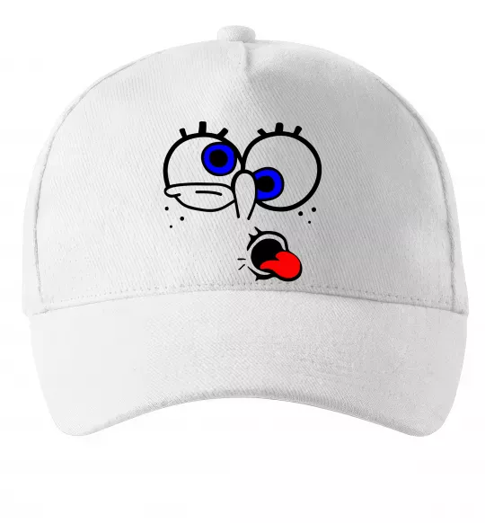 Кепка ГУБКА БОБ Белый фото