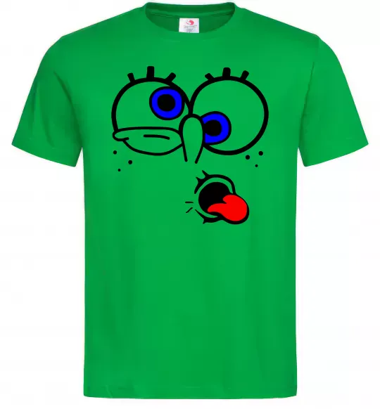 Мужская футболка ГУБКА БОБ Зеленый фото