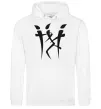 Мужская толстовка (худи) IEROGLIF Белый фото
