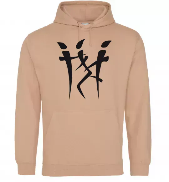 Мужская толстовка (худи) IEROGLIF Песочный фото