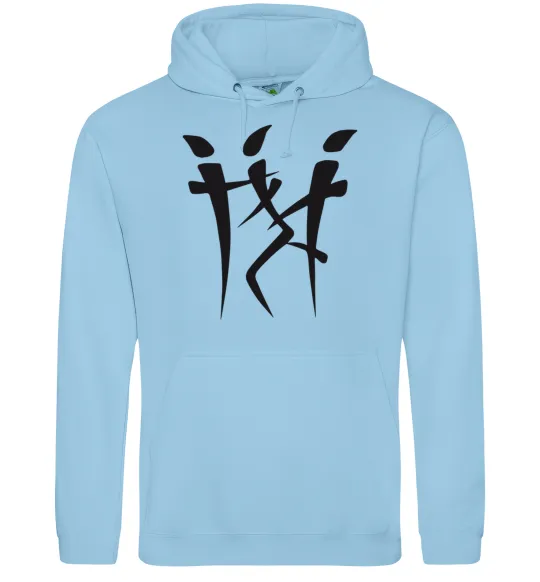 Чоловіча толстовка (худі) IEROGLIF Блакитний фото