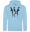 Чоловіча толстовка (худі) IEROGLIF Блакитний фото