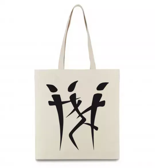 Эко-сумка IEROGLIF Бежевый фото