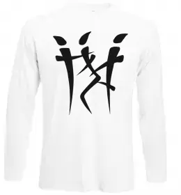 Лонгслив Надпись PORNSTAR 69 Белый фото