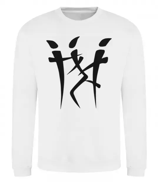 Світшот IEROGLIF Білий фото