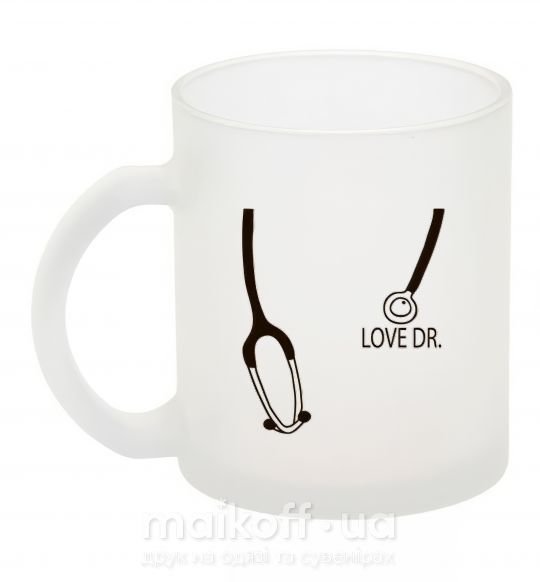 Чашка скляна LOVE DR. Фроузен фото