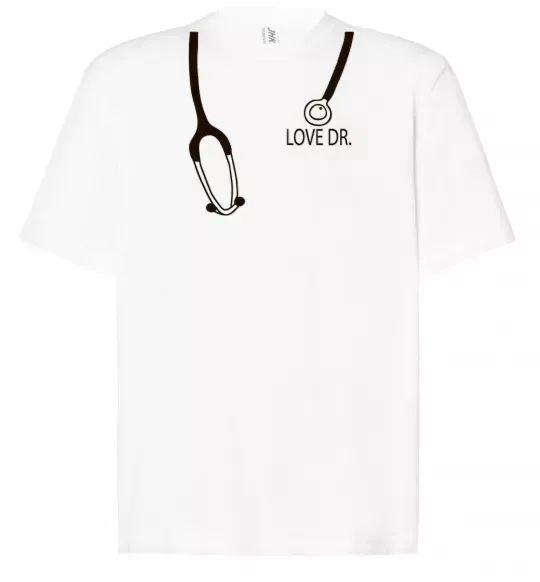 Футболка Оверсайз LOVE DR. Білий фото