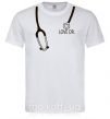 Мужская футболка LOVE DR. Белый фото