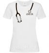 Жіноча футболка LOVE DR. Білий фото