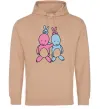 Мужская толстовка (худи) PASTEL RABBITS Песочный Мужская толстовка (худи) PASTEL RABBITS Песочный фото