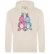 Мужская толстовка (худи) PASTEL RABBITS Таш фото