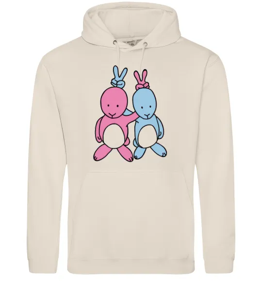 Женская толстовка (худи) PASTEL RABBITS Таш фото
