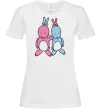 Женская футболка PASTEL RABBITS Белый Женская футболка PASTEL RABBITS Белый фото