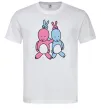 Чоловіча футболка PASTEL RABBITS Білий фото