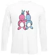 Лонгслив PASTEL RABBITS Белый Лонгслив PASTEL RABBITS Белый фото