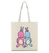 Еко-сумка PASTEL RABBITS Бежевий Еко-сумка PASTEL RABBITS Бежевий фото